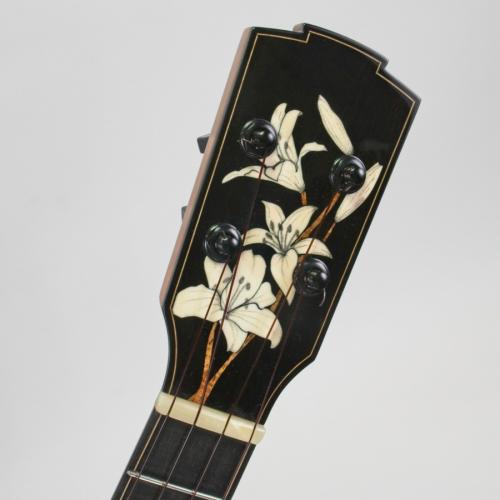 Concert Ukulele with Lily Peg Head Inlay