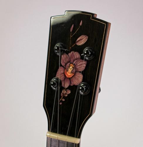 Orchid Inlay to Blackwood and Huon Pine Soprano