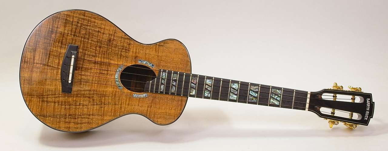 Curly Blackwood Tenor Ukulele