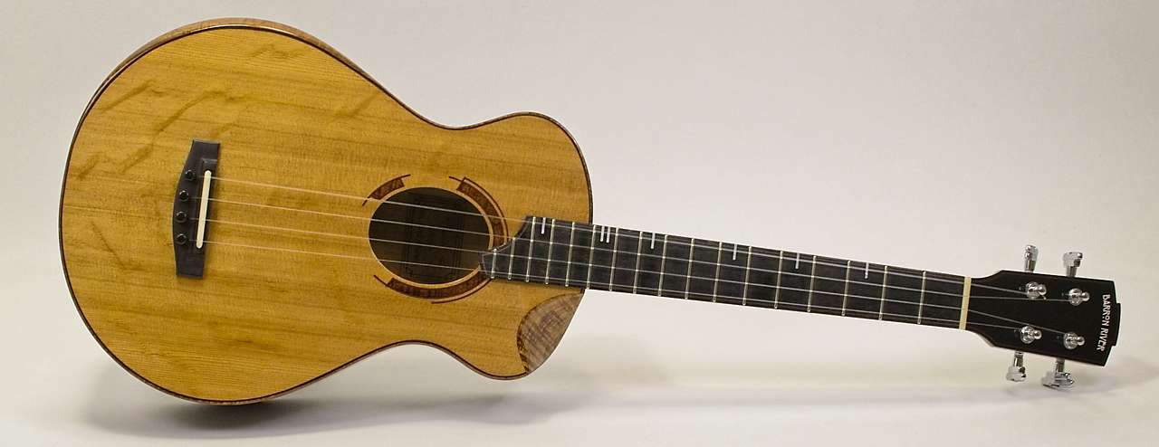 Gidgee and Sitka tenor ukulele